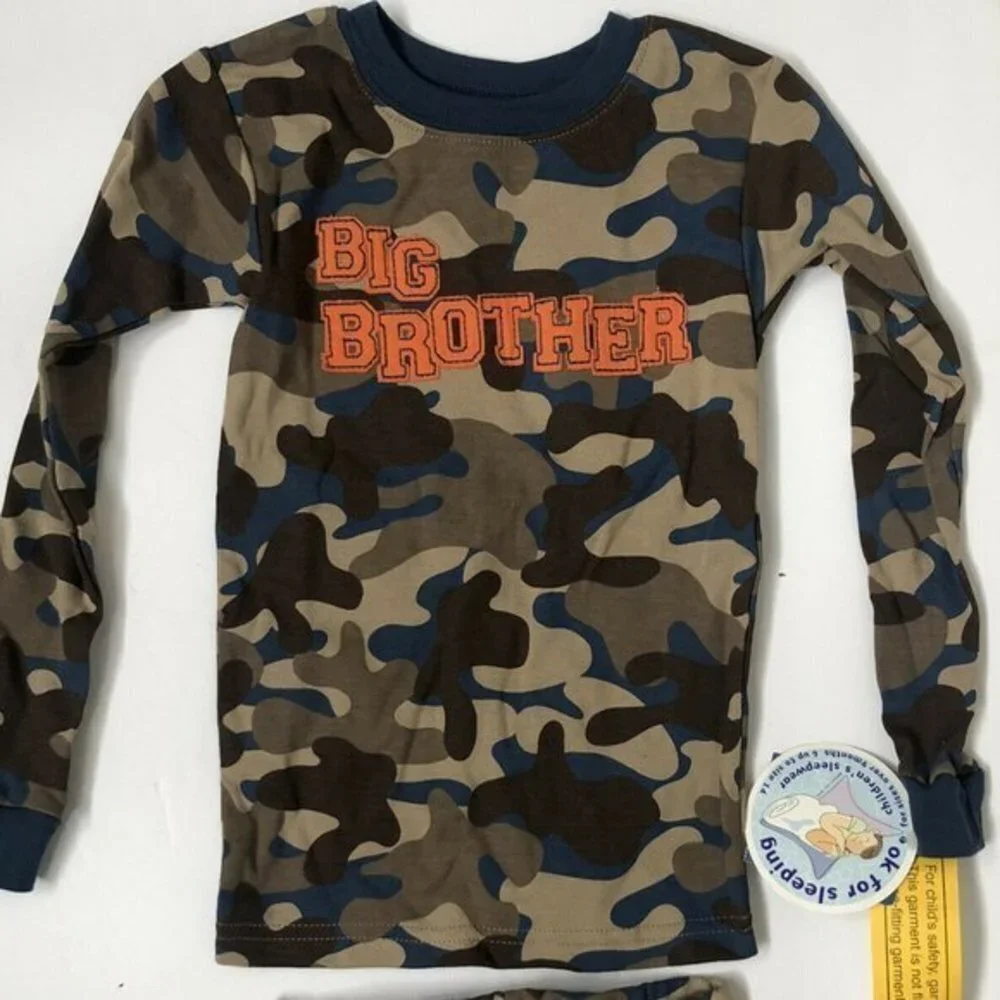 Carters Baby Boy Toddler Pajamas 4T Big Brother